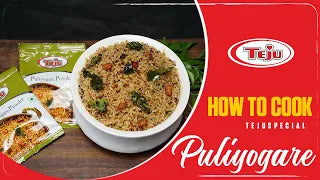 How to Cook Puliyogare Using Teju Puliyogare Powder
