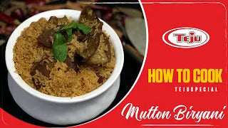 How to Cook Mutton Biryani Using Teju Mutton Masala Powder