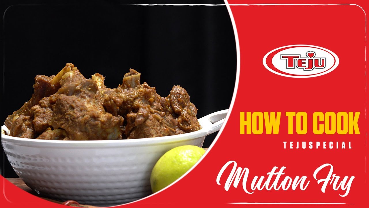 How to Cook Mutton Fry Using Teju Mutton Masala & Fry