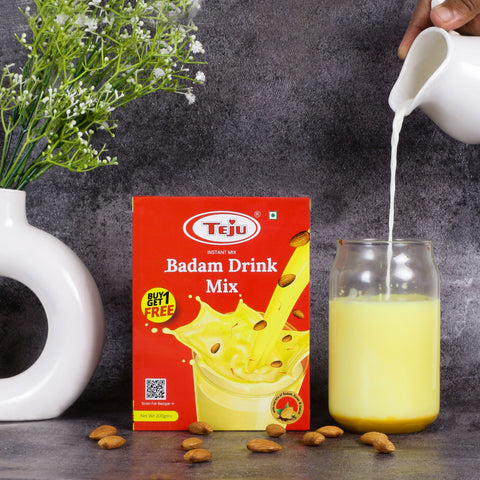 Teju Badam Drink Mix (BUY1,GET1 FREE)